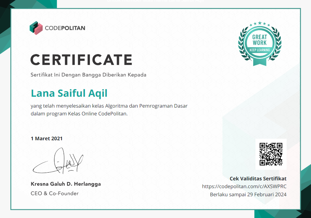 Belajar Dasar Pemrograman Web