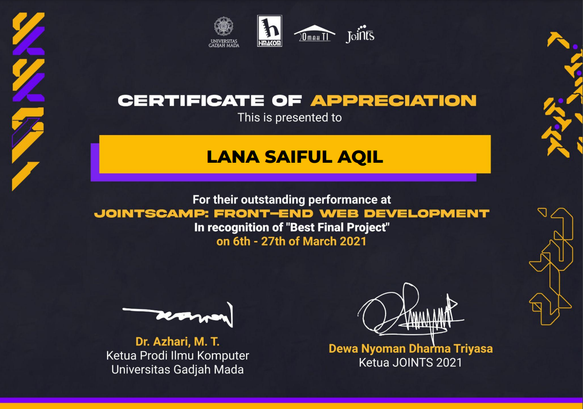 Jointscamp Best Team